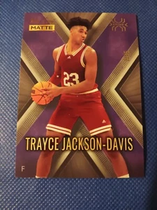 2022 TRAYCE JACKSON DAVIS WILD CARD PURPLE ROOKIE CARD RC /15 WARRIORS #MXPN-38 - Picture 1 of 3