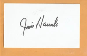 Tarjeta Jim Harrick UCLA Bruins AUTO firmada 3x5 1995 NCAA Champs Georgia Bulldogs - Imagen 1 de 2