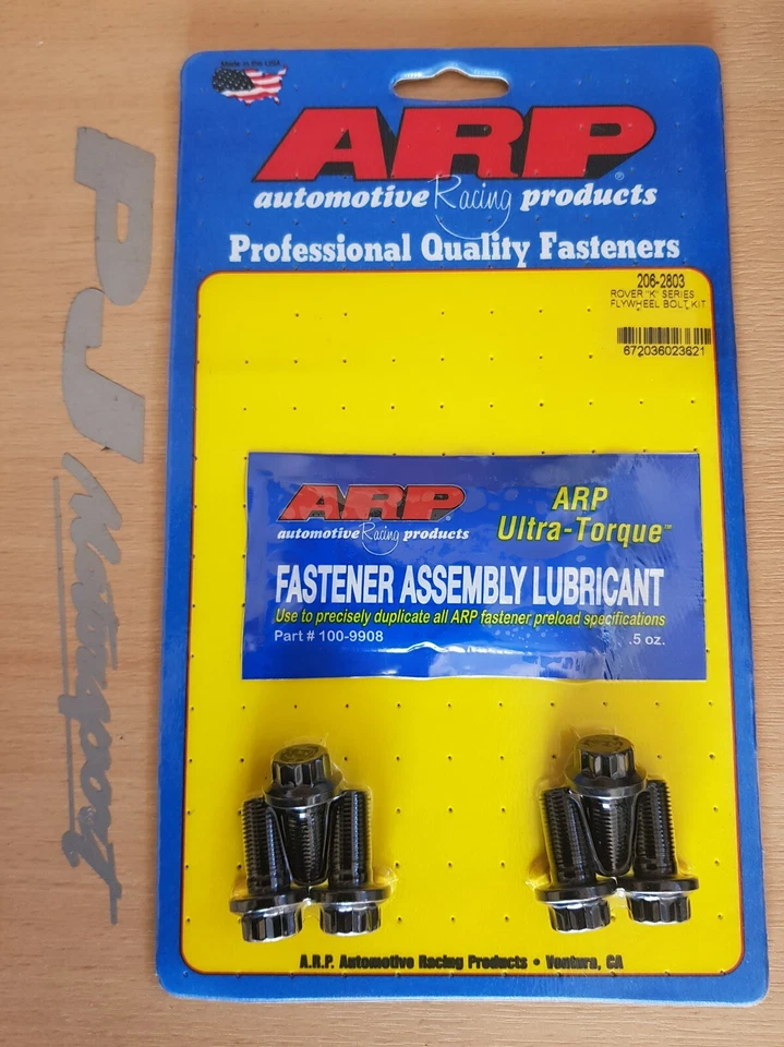 RS TURBO FLYWHEEL BOLT SET ARP FORD CVH 1.6 UPRATED - Image 1 of 1
