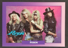 Poison 1991 Music Rock Band Brockum Rock Star Card #275 (NM)