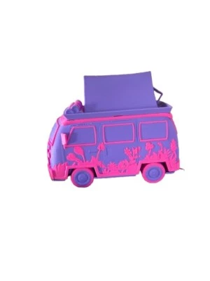 Luz nocturna furgoneta con exhibición de luna y estrellas en pared Foto 1 de 3