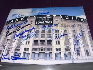 New York Yankees Legends Signed 8x10 Photo by 14 - Bild 1 von 1