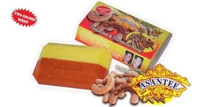 ASANTEE , A.S.P INTERNATIONAL HERBAL SOAP THAILAND Asantee Tamarind & Turmeric + Honey Herbal Soap 6 x 125g BARS *CHEAPEST ON EBAY