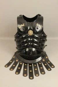 300 Spartan Muscle Jacket With Armor Spartan Helmet | Halloween Knight Costume - Picture 1 of 8