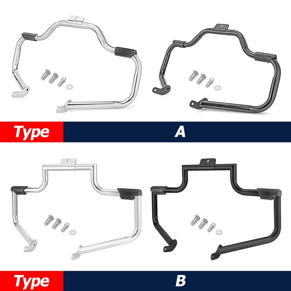 Barra de choque protectora de motor Softail para 00-17 Harley Softail Slim Fat Boy FLST FLSTF Foto 1 de 1