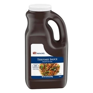 Minor's Teriyaki and Stir Fry Sauce, BBQ Sauce and Marinade, 4 lb 9.6 oz Bulk Bo - Picture 1 of 8