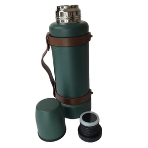MAGNOLIA Hearth & Hand Joanna Gaines Thermos, Green, New without Tags Small Dent - Picture 1 of 14