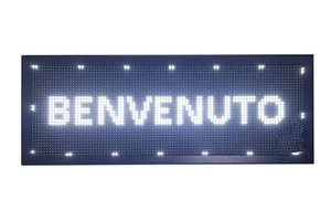 Tabella Insegna Luminosa Led 1M WiFi Scritta Personalizzata Bianca Scorrevole - Foto 1 di 5