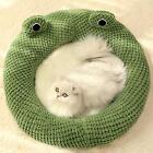 Cat Bed Cartoon Frog Shape Cat Bed House, Calming Kennel Sleeping for Cats or