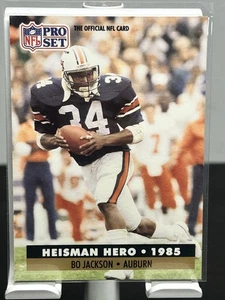 1991 Pro Set - #42 - Bo Jackson - Auburn Tigers/LA Raiders - Bild 1 von 2