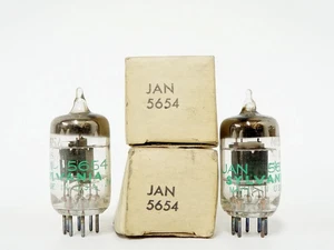 NOS JAN 5654 Vacuum Tube MATCHED PAIR  ULTIMATE Upgrade Little Dot MK1/II/III - Picture 1 of 2