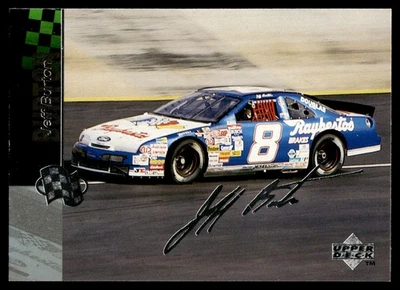 1995 Upper Deck Jeff Burton #94 Silver Signature / Electric Silver - Image 1 of 2