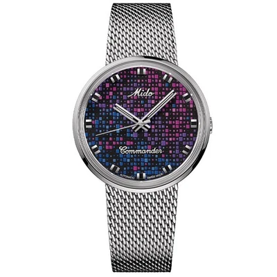 New Mido Commander 1959 37mm Black Dial Men's Watch M84294N711 - Image 1 of 4