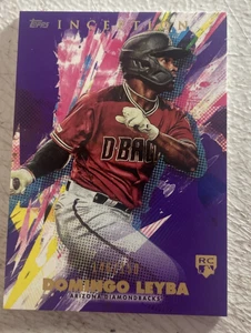 2020 Topps Inception Purple Parallel SP /150 #58 DOMINGO LEYBA Rookie Card RC - Picture 1 of 3