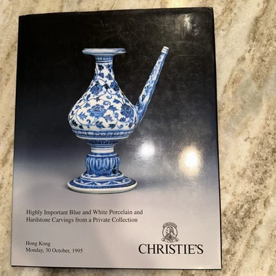 Christie's Highly Important Blue & White Porcelain & Hardstone Carvings Catalog  - Image 1 of 4