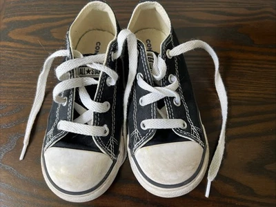 Converse All Star Niño/Niño Talla 10 Rosa Clásico Patín Informal Cordones Bajos Foto 1 de 4