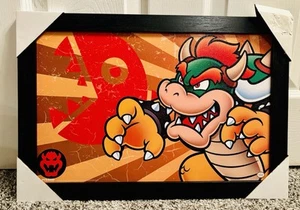 Bowser Super Mario Bros. Sign Wall Art Nintendo Licensed - Picture 1 of 2