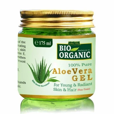 Indus Valley Bio Organic Non-Toxic Aloe Vera Gel for Acne, Scars 175 ml - Image 1 of 4