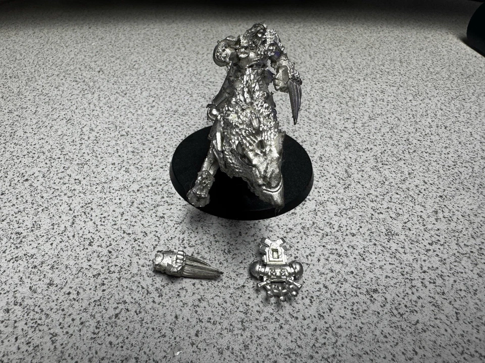 Warhammer 40k Canis Wolfborn Space Wolves METAL Partially Assembled SEE PHOTO! - Image 1 of 1
