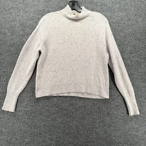 Everlane Kaschmir Pullover Damen S grau Stehkragenpullover Preppy klassisch ecru - Bild 1 von 8
