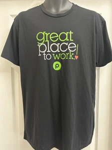 Publix Great Place to Work Employee Shirt Black Short Sleeve T-Shirt Size Large - Picture 1 of 5