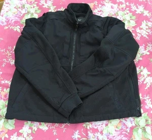 5.11 Tactical Jacket Mens Large Black Fleece Soft Shell Utility Patrol Coat Zip - Picture 1 of 15