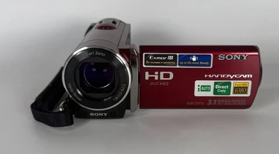 Sony HDR CX115 Full HD Camcorder Handycam - 25x optischer Zoom rot  [SEHR GUT] - Bild 1 von 4