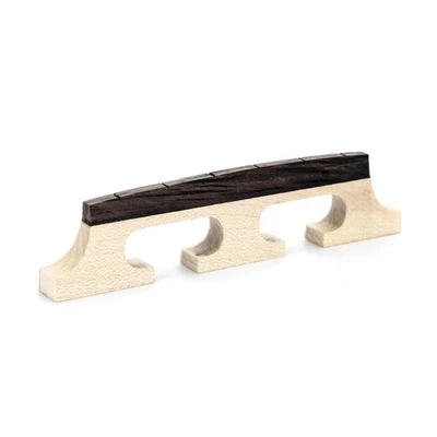 6 String Banjo Bridge 3 Legged Banjo Parts Maple Ebony 6 string - Image 1 of 4