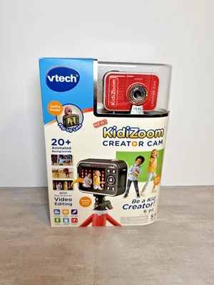 Cámara digital de video HD roja con pantalla verde VTech KidiZoom Creator Cam nueva en caja Foto 1 de 4