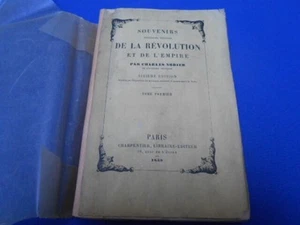 Souvenirs Portraits épisodes de la Révolution et de l'Empire. TOME I | Bon état - Picture 1 of 1
