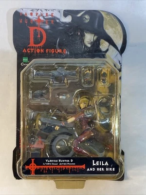 Figura de acción VAMPIRE HUNTER D~ LEILA AND HER BIKE ~ escala 1:10 (época, 2001) nueva en caja Foto 1 de 4