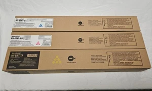 Sharp MX-60NT Cyan Magenta + MX-61NTYA Gelb Toner Posten Original OEM Neu Versiegelt - Bild 1 von 3