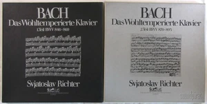 SVIATOSLAV RICHTER BACH WELL TEMPERED PIANO 1/ 2 EURODISC STEREO 6LP BOX SETS NM - Picture 1 of 10
