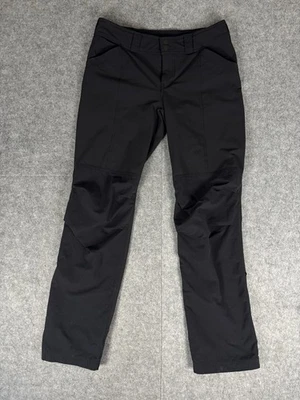 Calça feminina REI com cordão 8 preta leve elástica caminhada viagem - Imagem 1 de 4