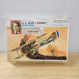 Renwal Putman's Spad XIII 1:72 Plastik Modellbausatz #263:69 1966 gebraucht - Bild 1 von 9