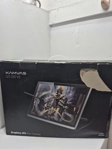 PLS VEDI DESCRIZIONE Huion Kamvas GT-220 V2 Penna Display Disegno Tablet Monitor - Foto 1 di 20