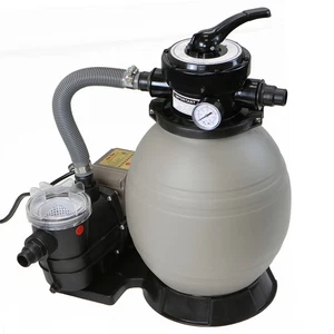 XtremepowerUS 2640 GPH Self Priming 13" Sand Filter Swimming Pool Pump w/ Timer - Picture 1 of 6