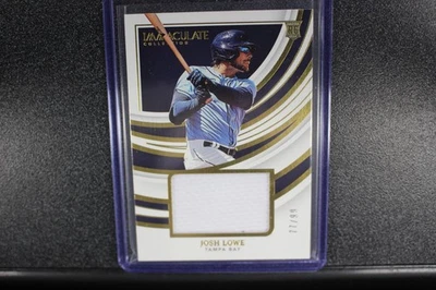 2022 Immaculate Collection Remarkable Rookie Jerseys Josh Lowe /99 - Image 1 of 2
