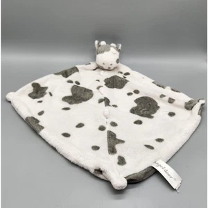 Angel Dear White Gray Cow Lovey Baby Security Blanket Soft Plush Farm Animal Toy - Picture 1 of 9