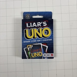 LIAR'S UNO Card Game "Trust No One" NEW Mattel Bluff Strategy 2025 - Picture 1 of 2