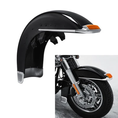 Guardabarros delantero apto para Harley Touring Electra Glide 1989-2013 NEGRO VIVO Foto 1 de 4