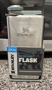 Stanley Pre Party Flask 8 oz Gray brand new - Picture 1 of 5