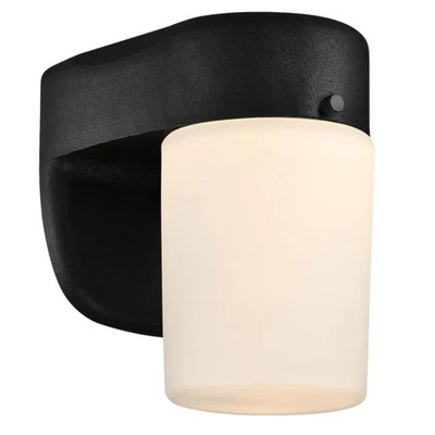 Linterna de pared LED Westinghouse, vidrio esmerilado, luz exterior, 6,69 x 4,96 pulgadas Foto 1 de 4