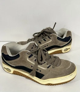 Vintage Vans Tabloid 2 Skate Shoes Y2K Suede Taupe/Navy Men’s Size 11 - Picture 1 of 18