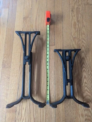 Chandler The Boston Antique Cast Iron Adjustable Desk Table Legs - Late 1800's - Image 1 of 4