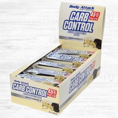 Body Attack Carb Control Protein Bar 15x100g Riegel 31,93 €/kg auch gemischt! - Bild 1 von 2