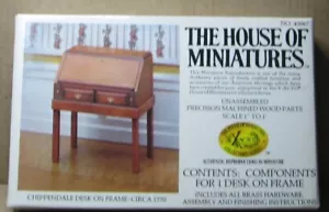 House of Miniatures No. 40067 Chippendale Desk on Frame (Circa 1770 Kit - Picture 1 of 7
