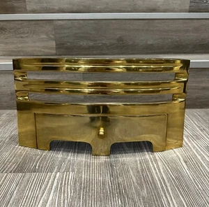 Grace 16" / 40 cm Brass Front Fret for Gas / Electric Fire Ex Display T8 - Picture 1 of 5