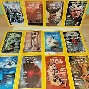 1982 Jahr 12 National Geographic Magazine Beilagen monatlich Silicon Valley Löwe - Bild 1 von 5