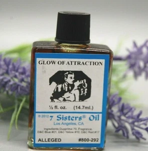 Glow Of Attraction Magickal Oil (1) 4DRMs , Beauty, Desire, Santeria, Hoodoo. - Picture 1 of 3